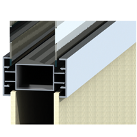 جدران الألمونيوم و الزجاج للمكاتب